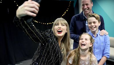 Prince William, George and Charlotte attend Taylor Swift concert