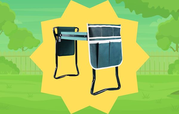 Gardening hack: This 2-in-1 bench and kneeler is a 'knee saver' for gardeners