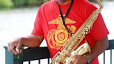 Marine uses love of sax, service to open veterans fest