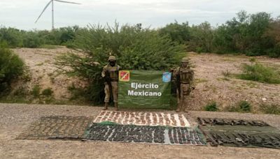 Arsenal bélico y vehículos monstruo del Cártel del Golfo fueron hallados por el Ejército mexicano en NL