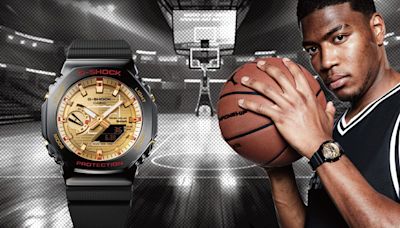 G-SHOCK超人氣八角錶殼黑金配色帥翻！NBA球星八村壘出手 全錶都是熱血細節 - 自由電子報iStyle時尚美妝頻道