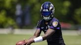 Lamar Jackson returns to Under Armour Performance Center for Ravens 8th OTA practice