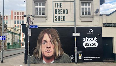 Mural marks anniversary of Kurt Cobain's death