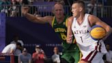 Miezis leads defending champion Latvia to 21-14 win over Lithuania in 3x3 basketball at Paris Games