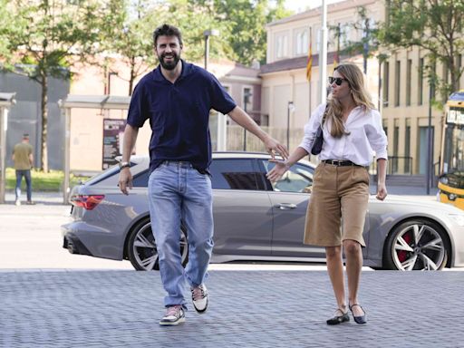 ¡Gerard Piqué y Clara Chía reaparecen en el juzgado!