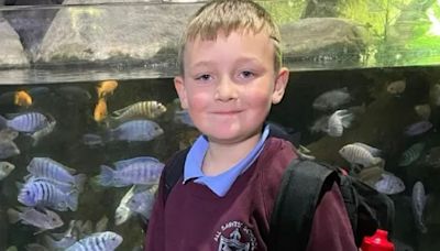 Schoolboy, 9, dies 'completely out of the blue' on way home from holiday