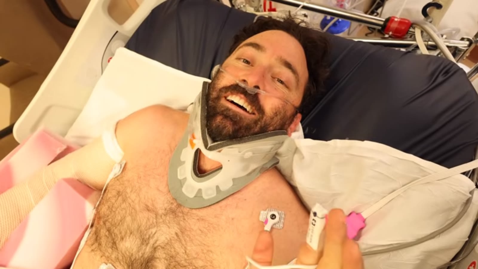 YouTuber breaks neck & back in devastating paraglider crash while vlogging - Dexerto