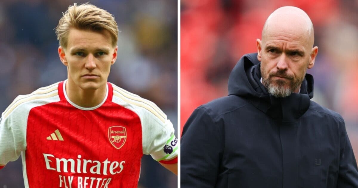 Arsenal star Martin Odegaard responds to Erik ten Hag's constant name-checking