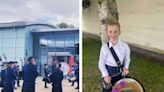 Nairn Pipe Band sees youngest member (7) take on drums in his first public performance