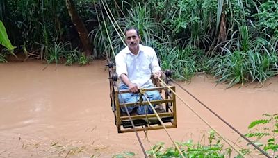 Farmer gives a leg-up for local connectivity with trolley ropeway