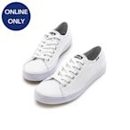 Keds  BACKSPIN 輕盈極簡帆布鞋-白 9223W123463