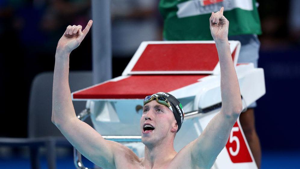 Wiffen makes history with Olympic 800m freestyle gold