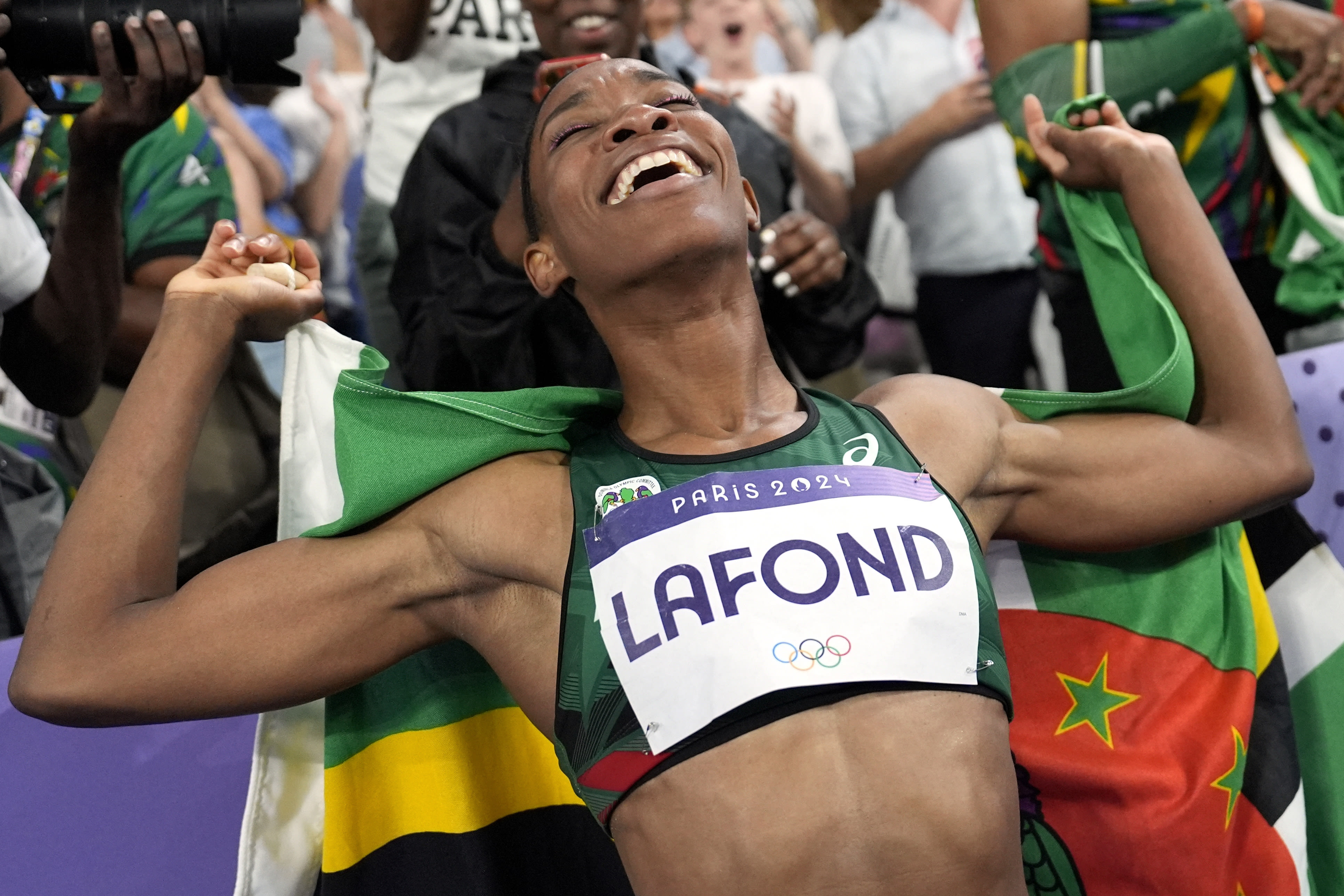 Triple jump champion Thea LaFond on winning Dominica's first Olympic medal: 'It's a really big deal'