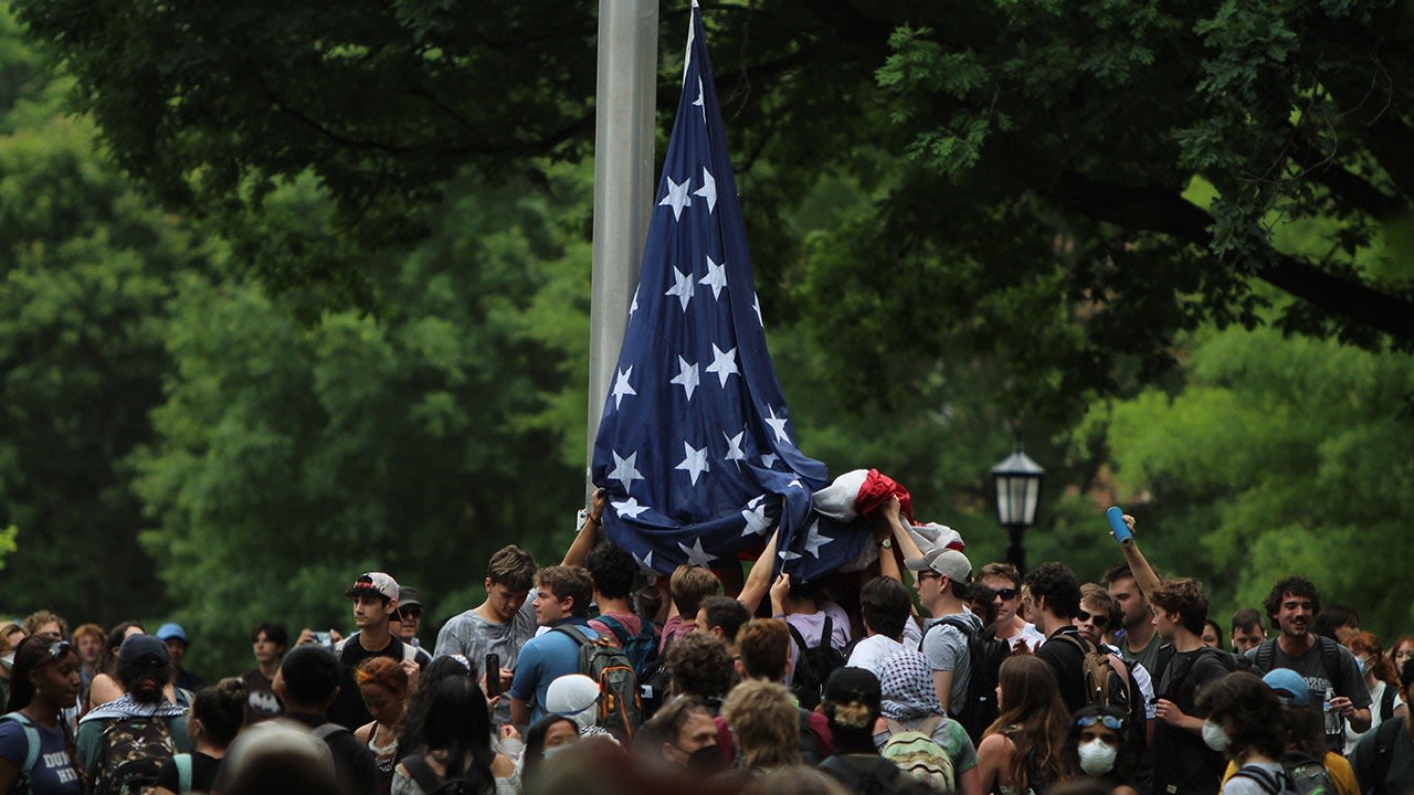 UNC student who defended American flag from campus mob 'honored to give back to the nation'