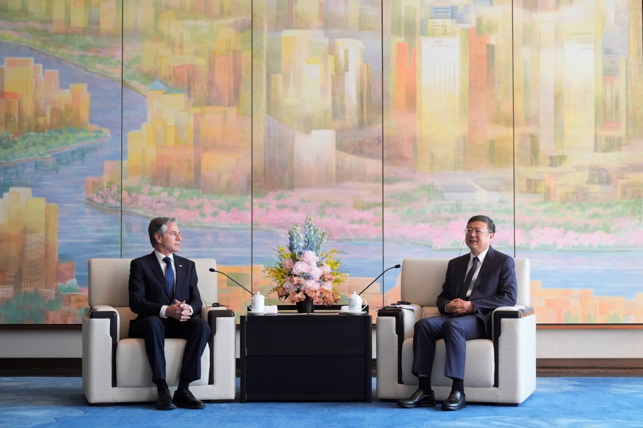 Blinken, in Shanghai, begins expected contentious talks with Chinese officials