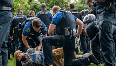 Backlash against Texas governor after he sends troopers on horseback into Gaza protest on campus