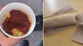 Parents' anger over 'atrocious' school lunches including pasta in a cup