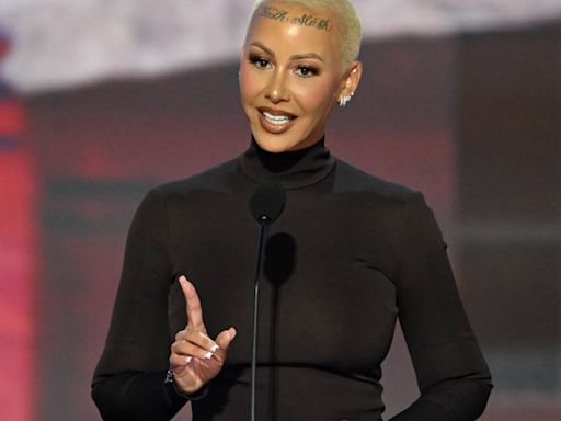 Who is Amber Rose? Model speaks at RNC and declares, 'This is where I belong'