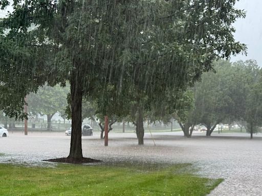 Downpour flooding in East Lansing continues overnight