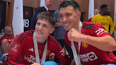 Garnacho y Licha Martínez forman parte del grupo selecto de argentinos campeones con Manchester United