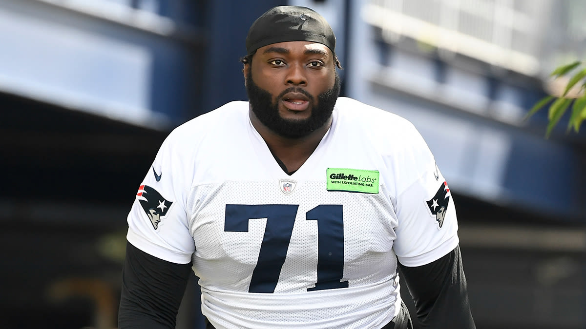 Mike Onwenu addresses ‘surprising' position change on Pats o-line