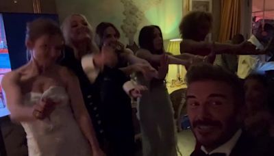 David Beckham filtra la actuación improvisada de las Spice Girls en la fiesta de cumpleaños de Victoria: "Stop"