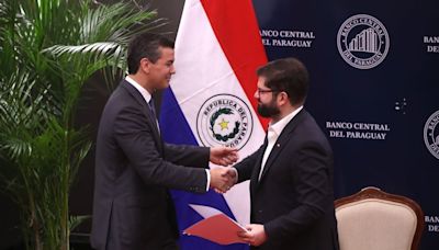 Presidente Gabriel Boric destaca relación comercial con Paraguay y resalta el contexto económico de Chile - La Tercera