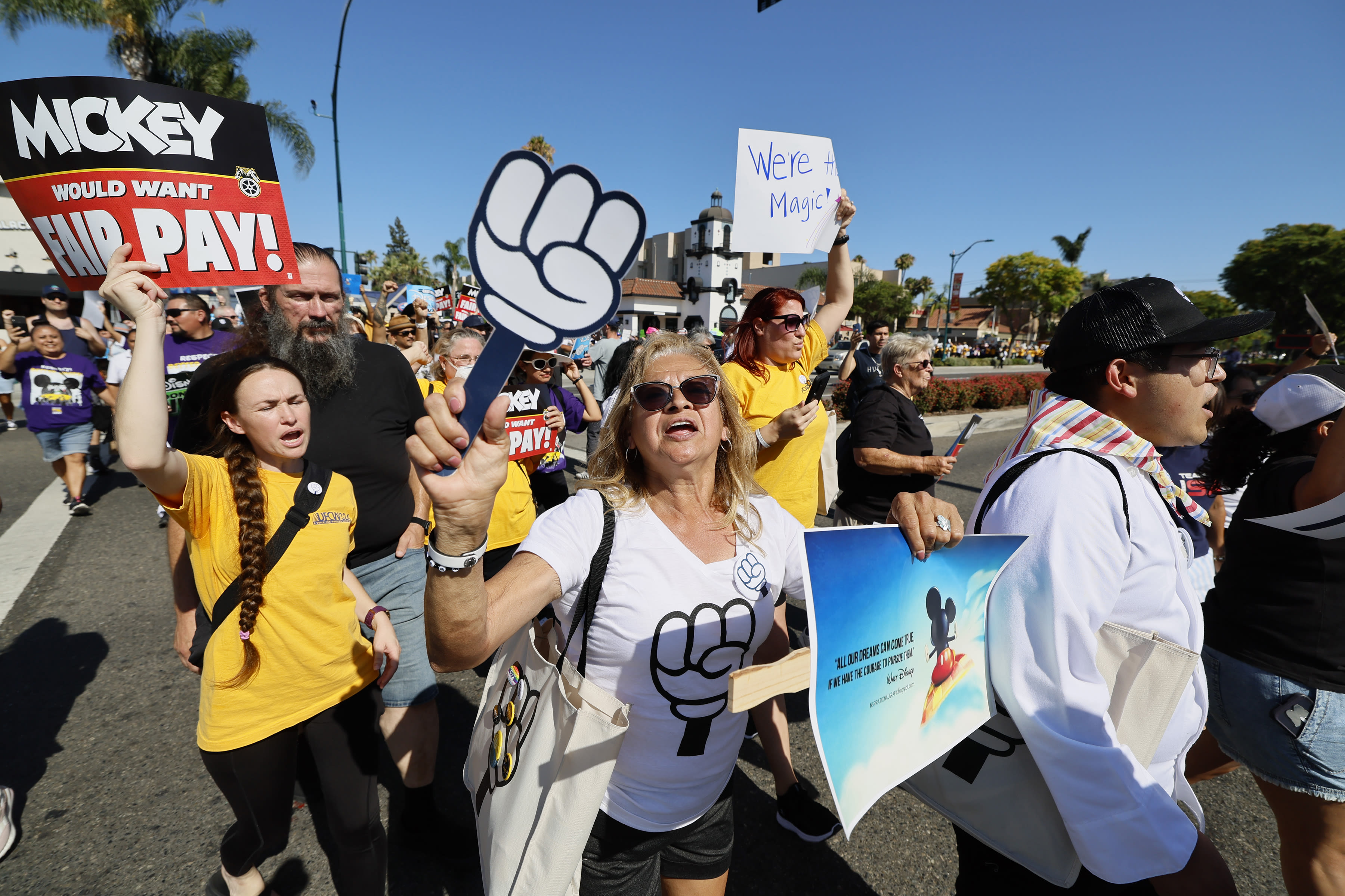 Disneyland workers vote overwhelmingly to authorize strike