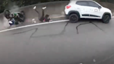 Brazilian Drunk Driver Hits Motorcyclist, Receives Instant Karma [Update]