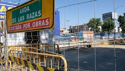 El corte de la avenida de Las Razas por la obra del colector de aguas residuales debe concluir este verano