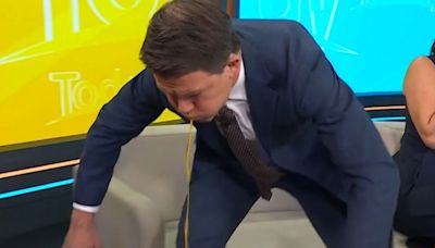 ‘That’s so foul’ say grossed out viewers as news host retches live on air