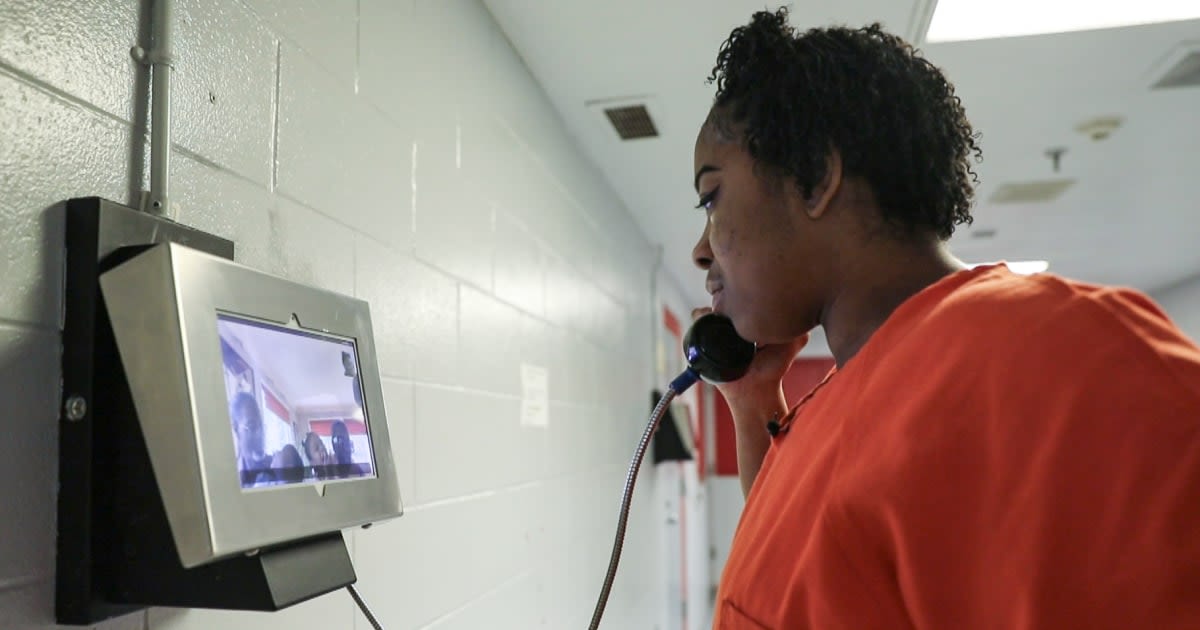 Denied the 'right to hug': In many jails, video calls are the only way detainees can see loved ones