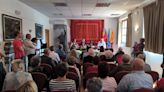 Biscarrués homenajea a Emilio Gastón, en presencia de la actual Justicia de Aragón