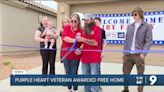 Purple Heart veteran and his family awarded brand new, mortgage-free home