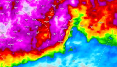 週一有鋒面！台灣島「番薯半片紫紅」 雨最大時間曝光