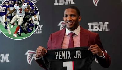 Michael Penix already has Michael Vick aspirations after Falcons’ shock NFL draft pick