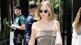 Sydney Sweeney Puts a Flirty Spin on Construction-Core in a Deconstructed Dress