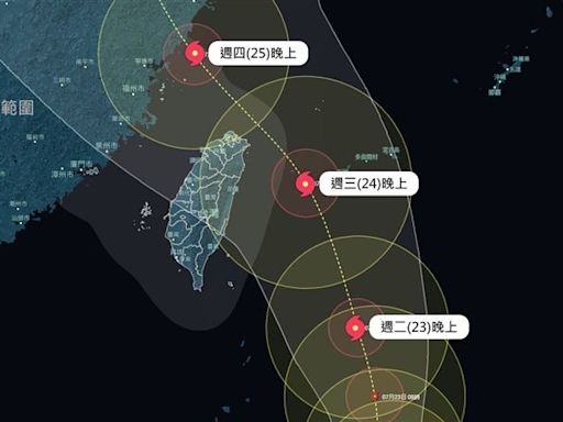 凱米「挑戰強颱」登陸機會升！路徑西修更靠近台灣了 風雨搖滾區曝光