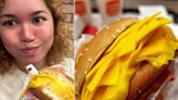 I paid $17 for Burger King to recreate its viral 'real cheese burger.' It's made with 20 slices of cheese, 1 bun, and no meat — and it's by far the worst burger I've ever tasted.