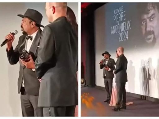 Santhosh Sivan receives Pierre Angenieux ExcelLens Award at Cannes, says 'I learnt basics from Malayalam cinema | Malayalam Movie News - Times of India