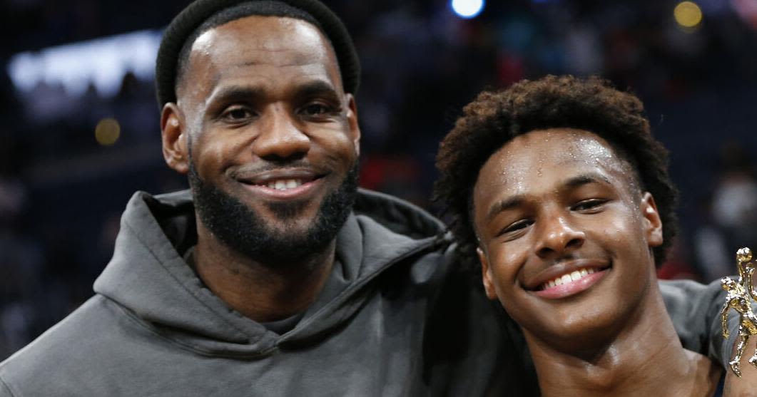 Bronny James, the son of LeBron James, taken by Lakers with 55th pick in NBA draft