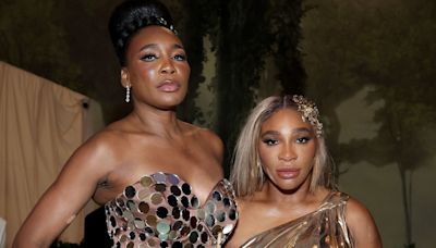 Serena Williams stuns in semi-sheer pink outfit for coordinated fashion week appearance with sister Venus