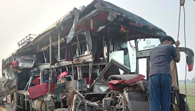 Northern India bus crash kills 18