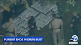 Police chase ends with $3.4M worth of meth seized in downtown Los Angeles, suspect in custody