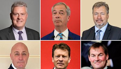 Who are the five Reform UK candidates predicted to win their seats?