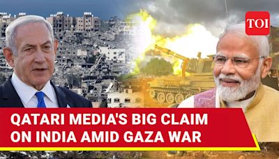 Al Jazeera's Big Claim; Qatari Media Outlet Says India Is Supplying Arms To Israel Amid Gaza War | TOI Original - Times of India Videos...