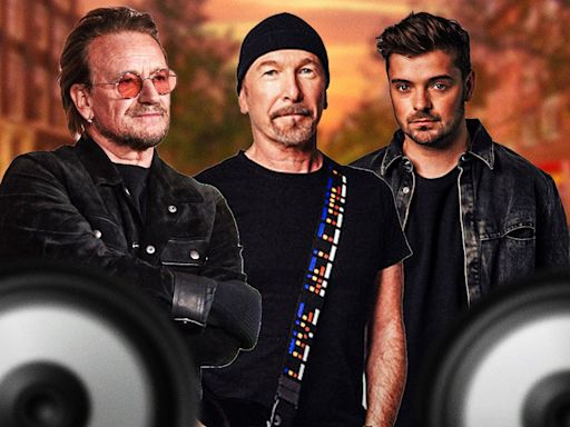 U2's Bono, The Edge reunite with Martin Garrix in Netherlands