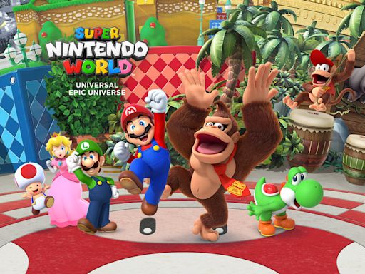 Universal Studios Orlando Reveals New Rides, Donkey Kong Country Planned For Super Nintendo World At Epic Universe...