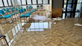 Ceiling collapsed as flood hit Derbyshire GP surgery