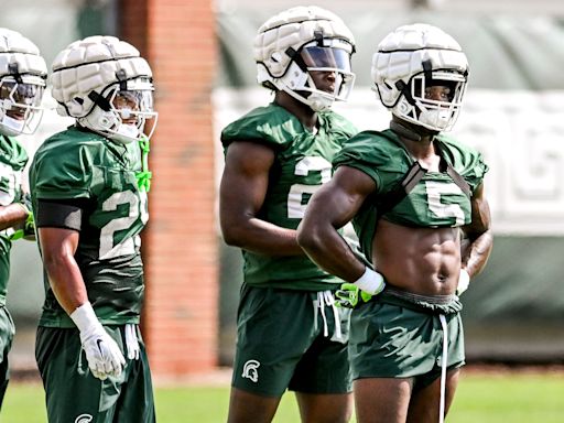 Michigan State football seeks to revive its run game with Nate Carter, Kay'Ron Lynch-Adams